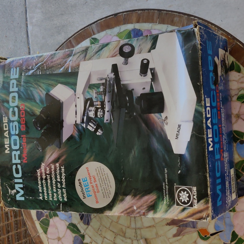 Never used microscope